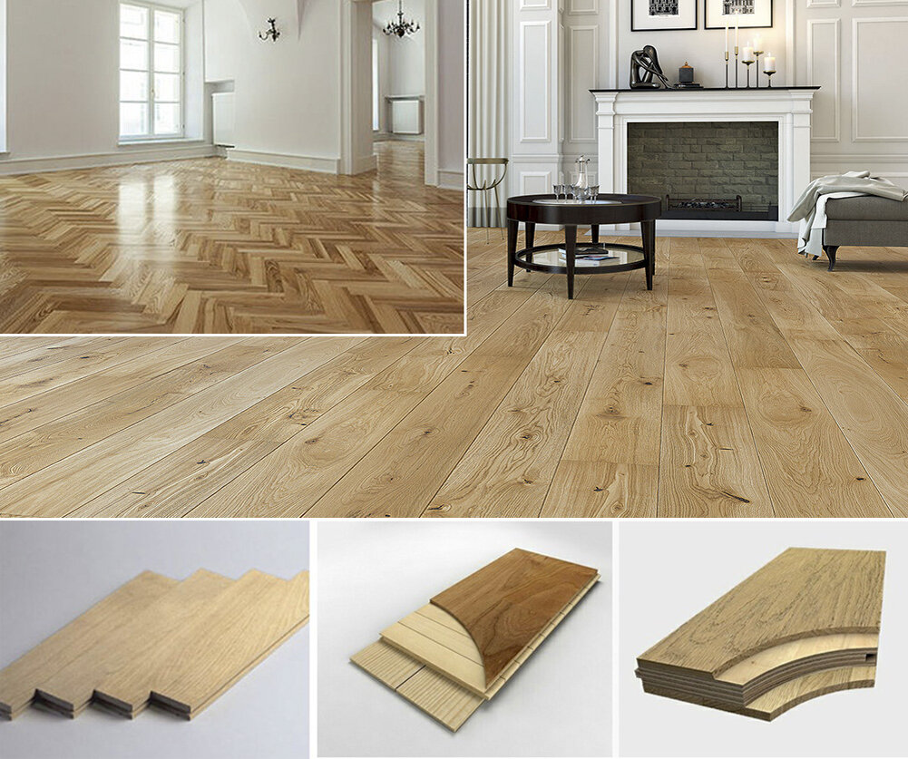 Паркет и ламинат в интерьере