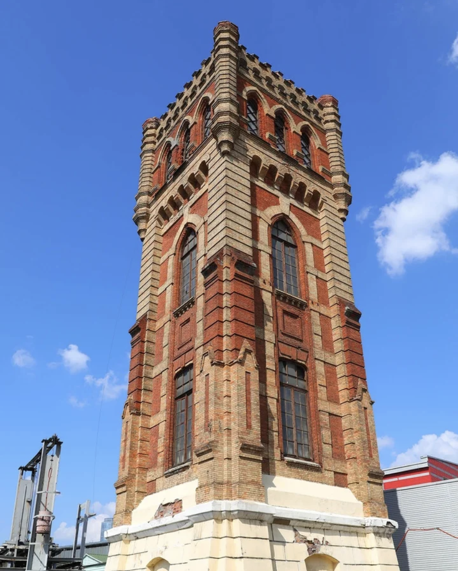 Водонапорная башня в депо имени Ильича, Москва. Фото: martinmics.livejournal.com