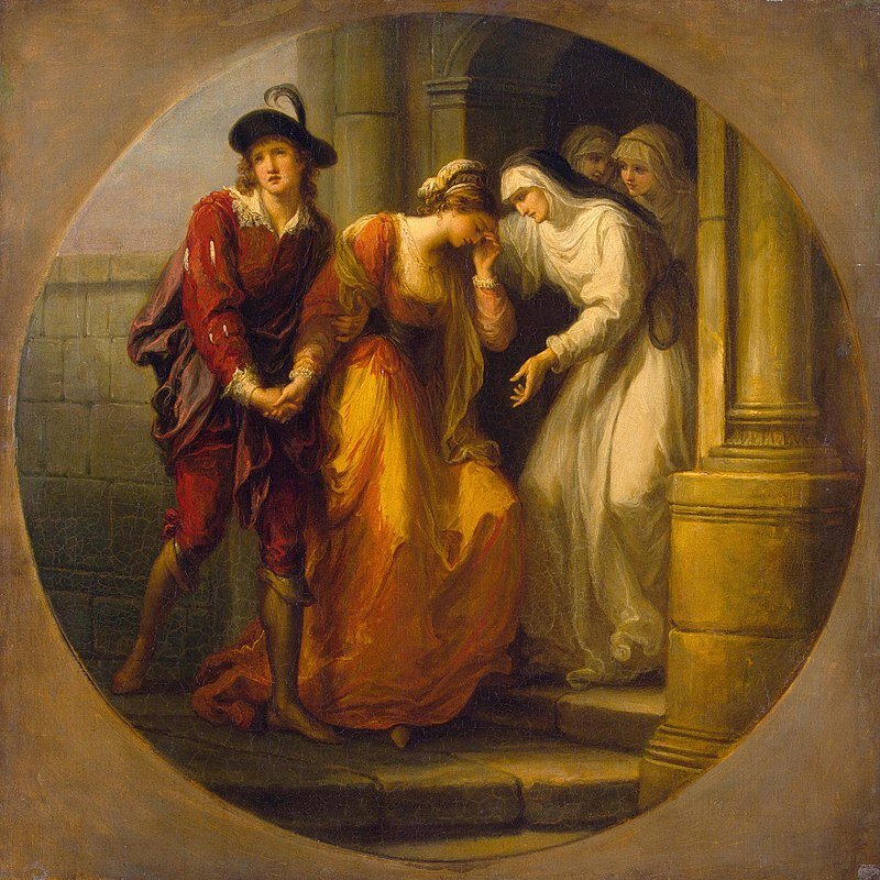 Анжелика Кауфман. Прощание Абеляра с Элоизой. 1780