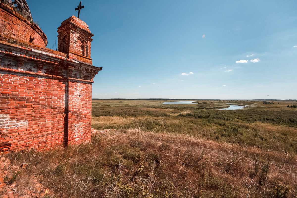 Качалино заброшенный храм