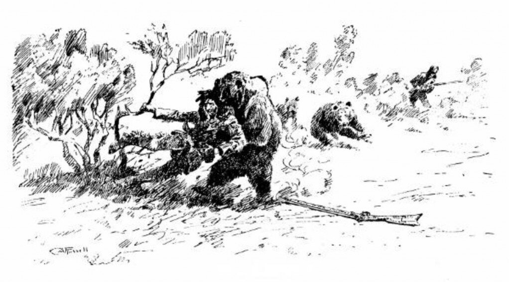 Схватка  с медведицей 