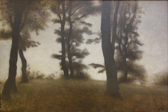 Хотя мастер и не гнушался иногда написать какой-нибудь мрачный пейзаж.