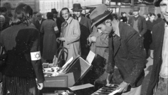 Рынок в оккупированной Польше, 1940