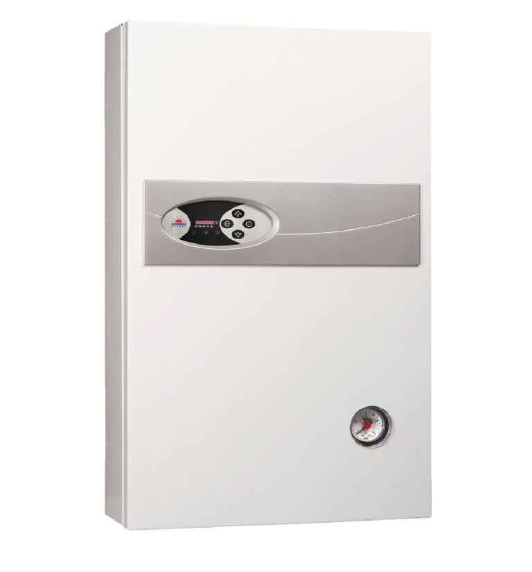 Котел Kospel серия R2. Мощность от 4 до 24 кВт. В комплектации имеет выносной терморегулятор. Регулирование температуры теплоносителя от 35 до 85°C.