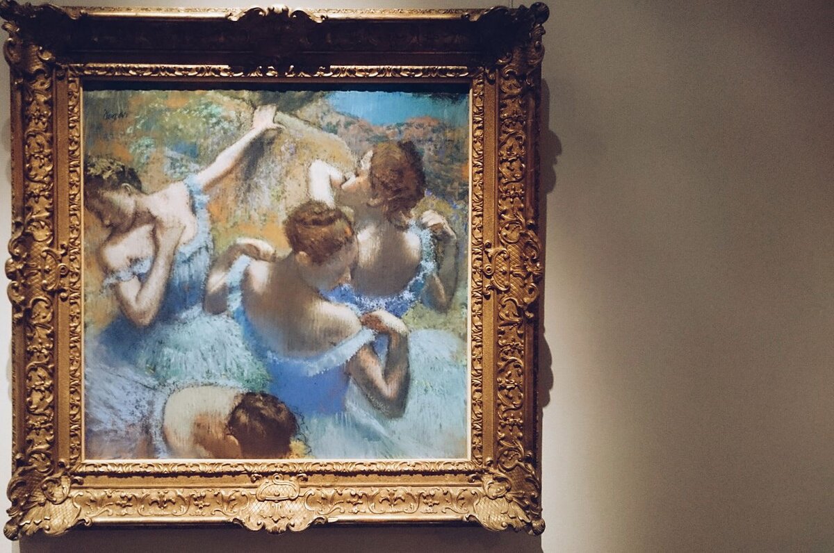 Эдгар Дега. «Голубые танцовщицы», 1898 (ГМИИ)