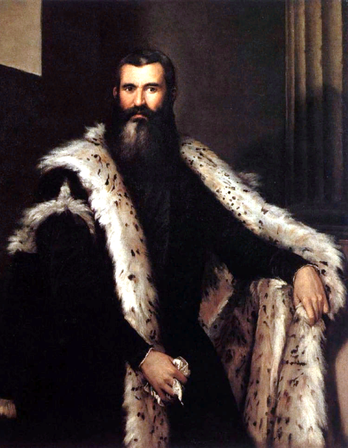Паоло Веронезе, "Джентльмен в мехе рыси", XVI в