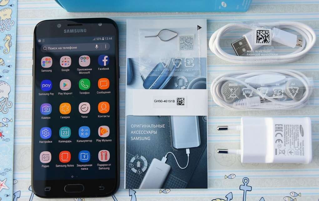 Комплектация Samsung Galaxy J5