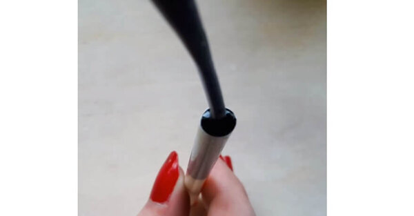 Заливка смеси в соломинки