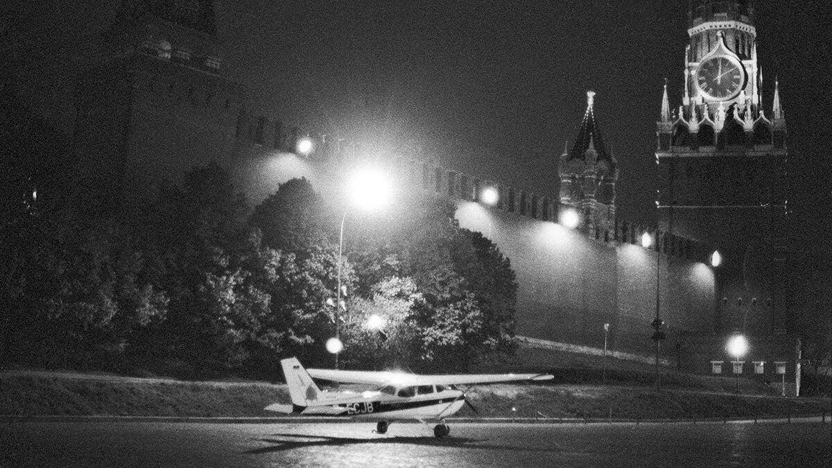 Вот она "Сесна" Матиаса в том 1987 году