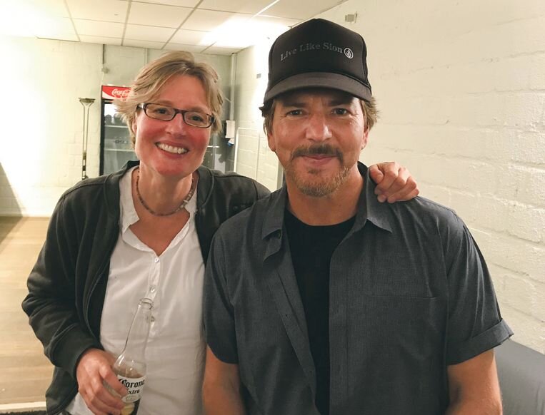 Эдди Веддер и Валешка. Фото: Het Parool