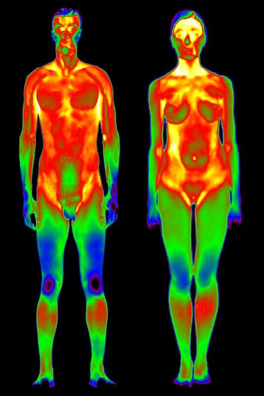 Применение тепловизионной техники на человека