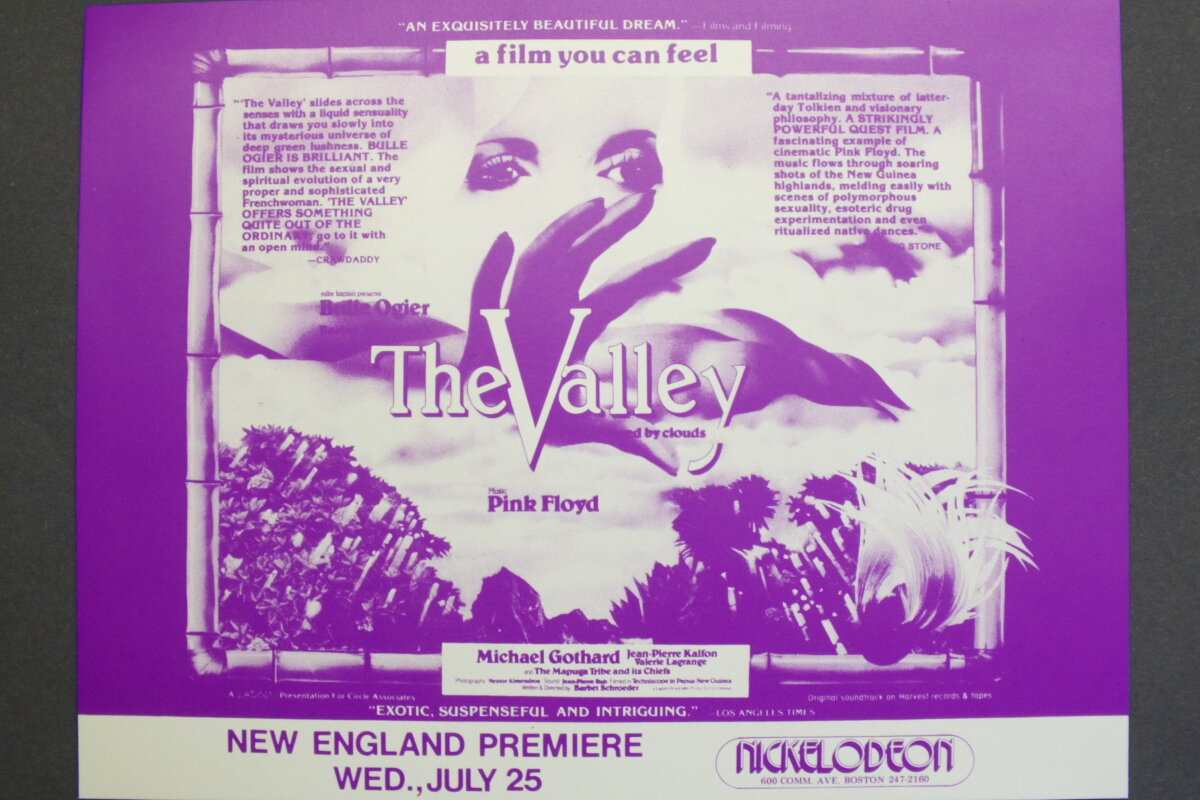 Список песней пинк. Постер la Vallée 1972. Pink Floyd книга песен. Долина (1972).