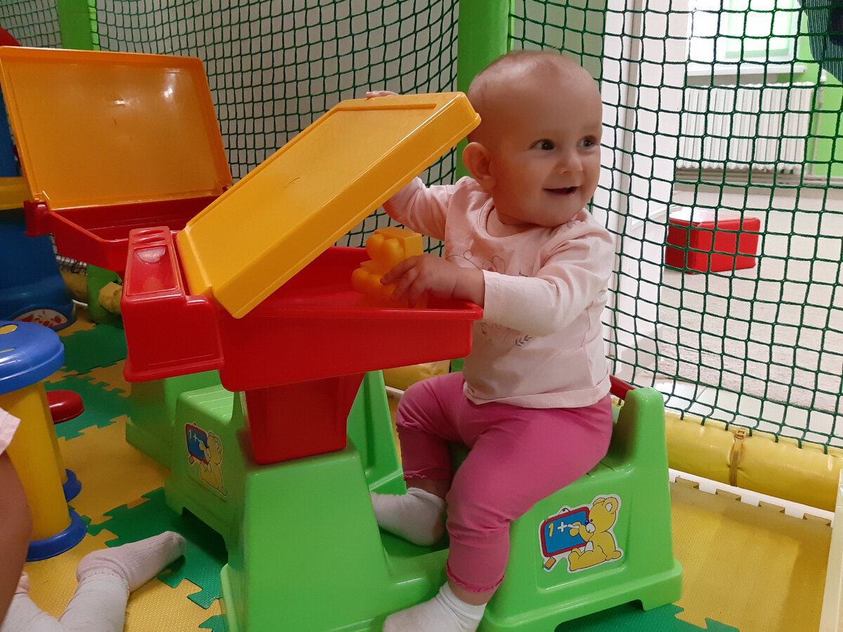 Фото в детской игровой комнате из личного архива 