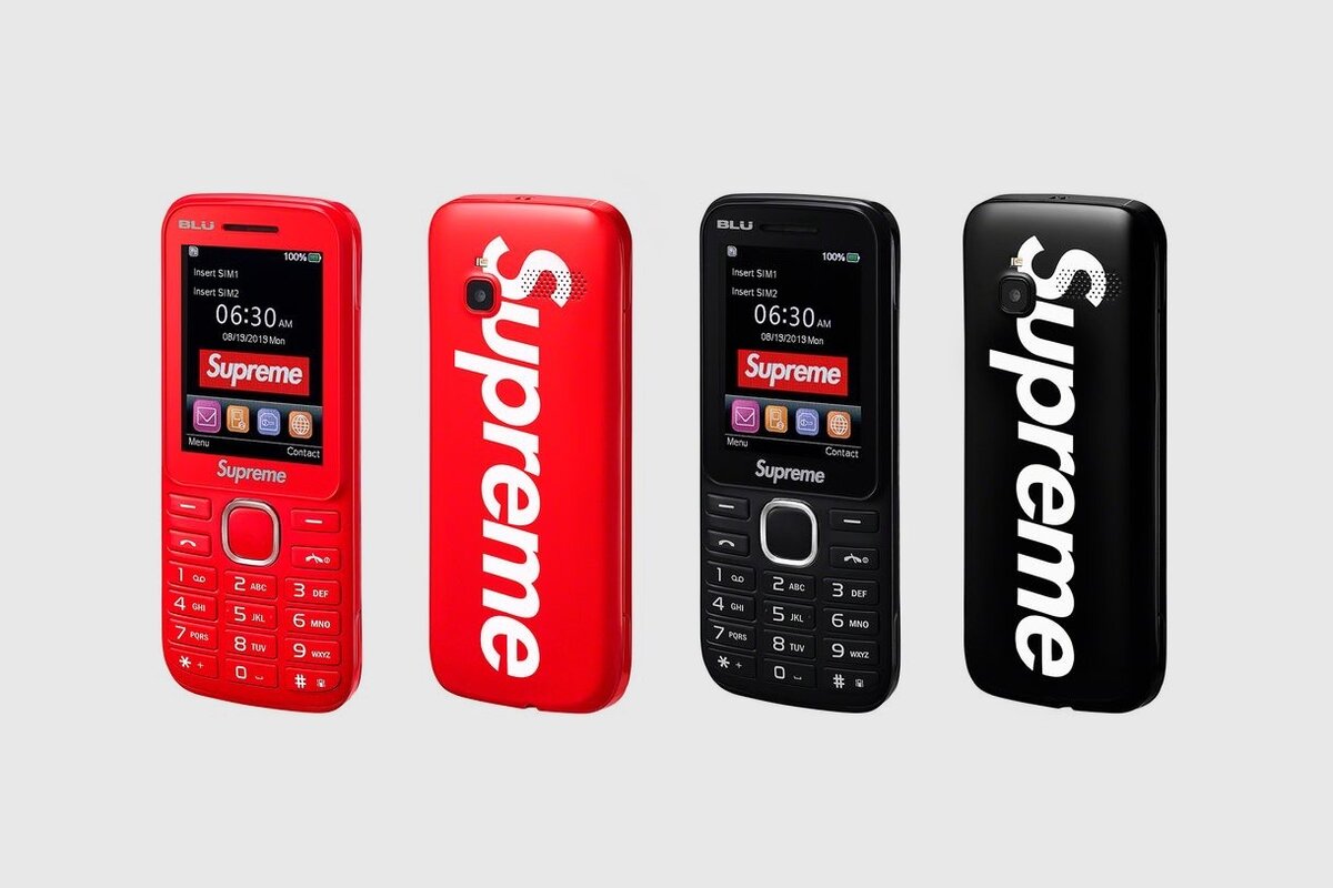 Supreme fw19 Blu Burner Phone