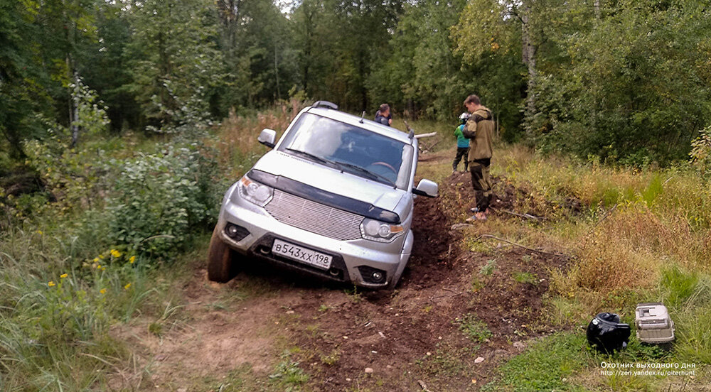 Вот так засел мой «Бегемот» в торфе!