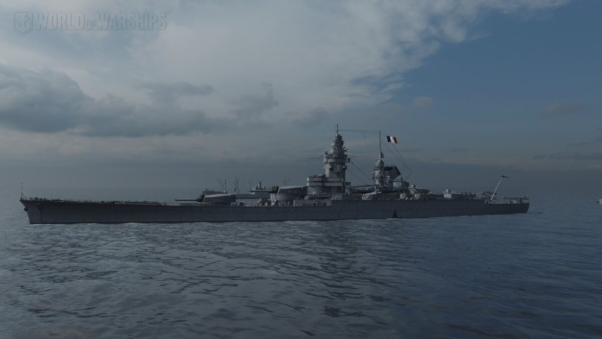 Решелье 3D модель из игры World of warships