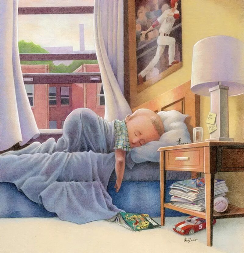 Спят спокойно дети. Спящий мальчик. Сон иллюстрация. Детские иллюстрации сон.
