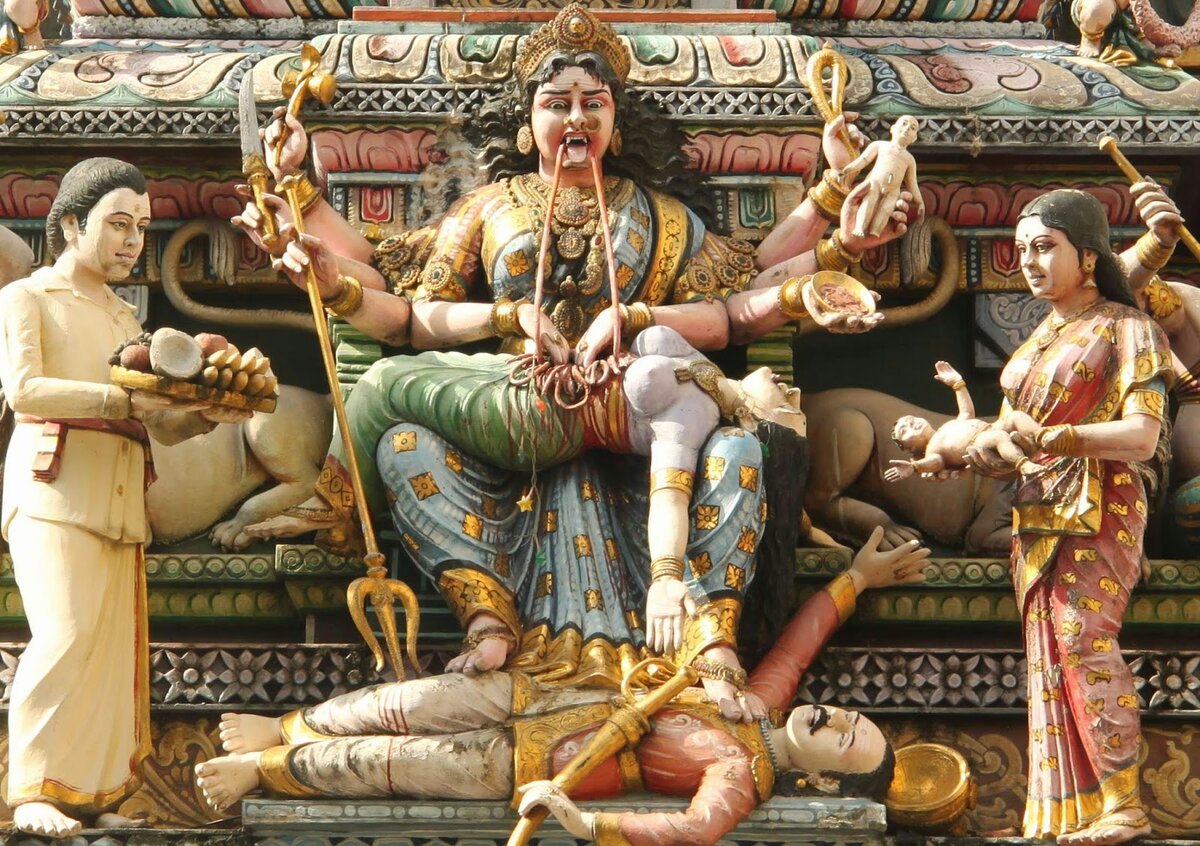 Храм индийской Богини Кали