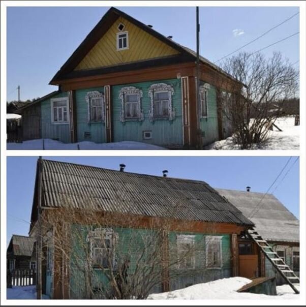 Старый деревянный дом 1920 года постройки