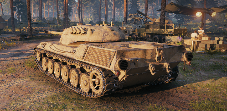 Скриншот клиента игры World of Tanks