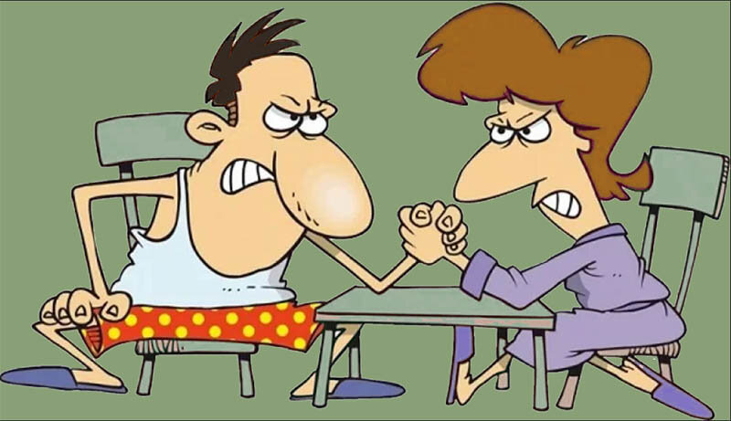 Анекдоты про семейный быт.