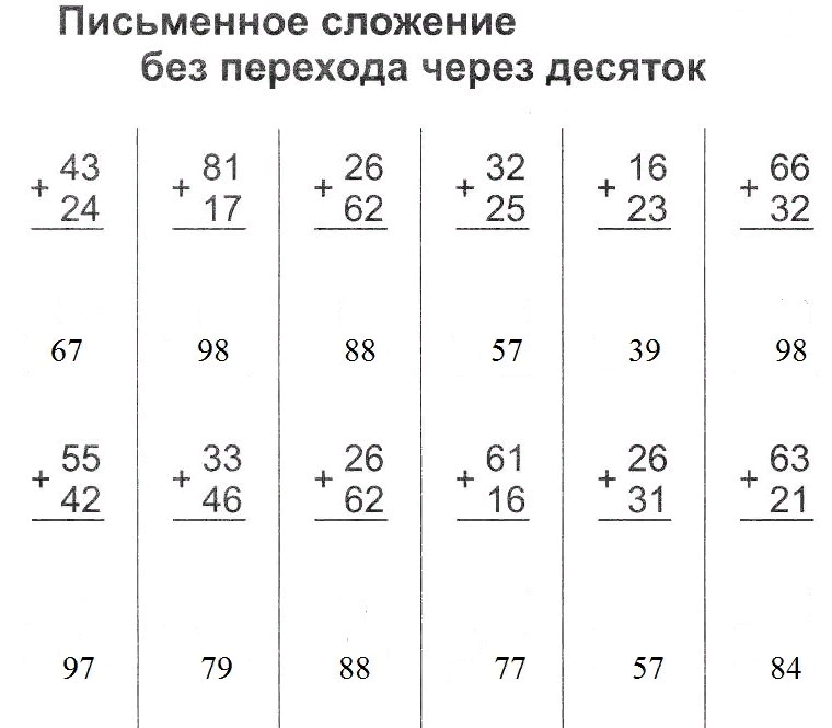 Скачать примеры для устного счёта Math worksheets, Math workbook, Math drills