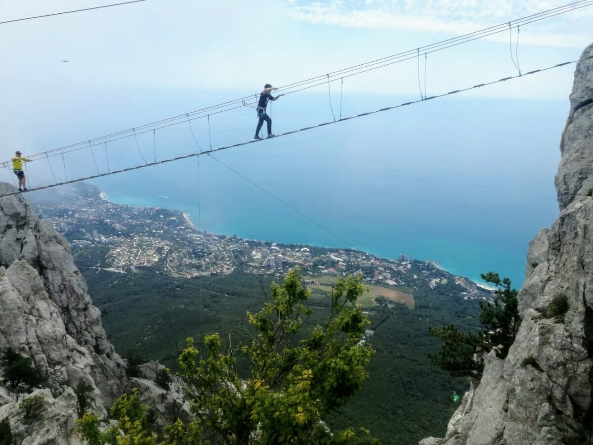 Серпантин на ай Петри в Крыму