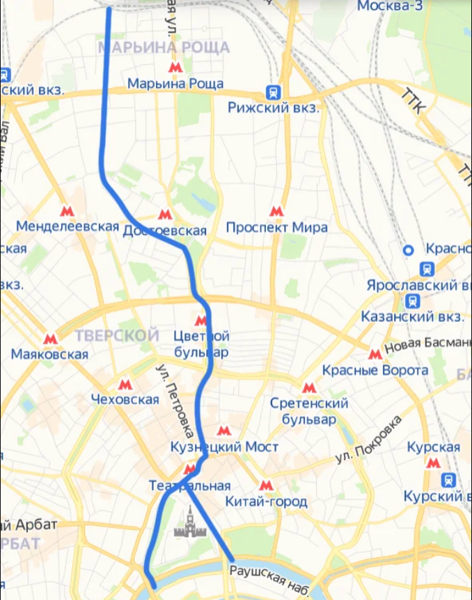 Река неглинная в москве карта - 91 фото