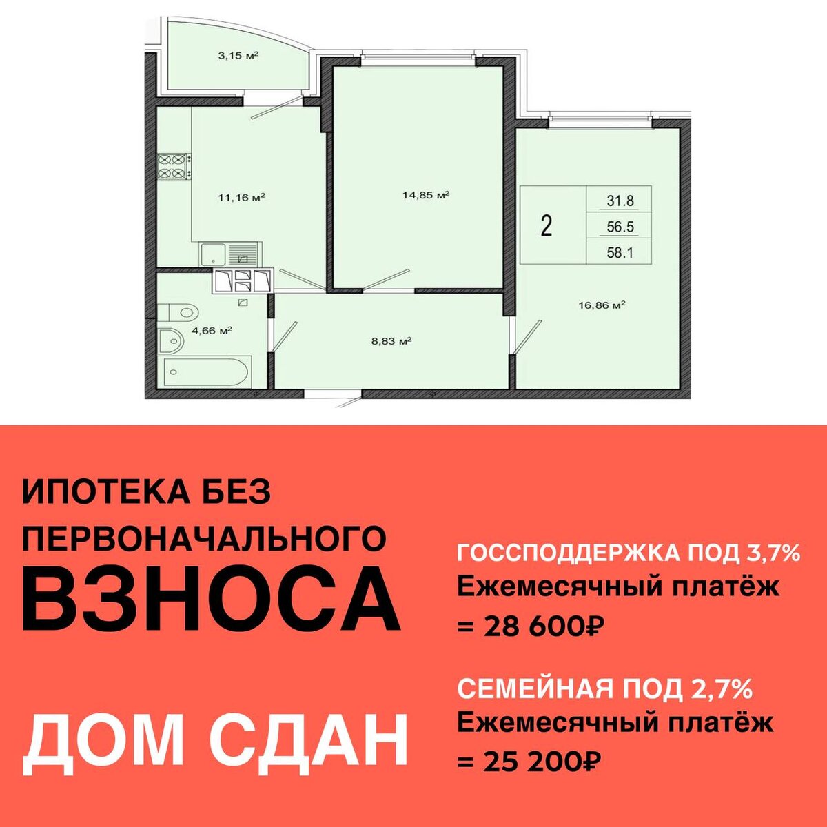 Можно ли купить 2-комнатную квартиру в Краснодаре, только на средства  материнского капитала? | Переезд в Краснодар с Ириной Хан | Дзен