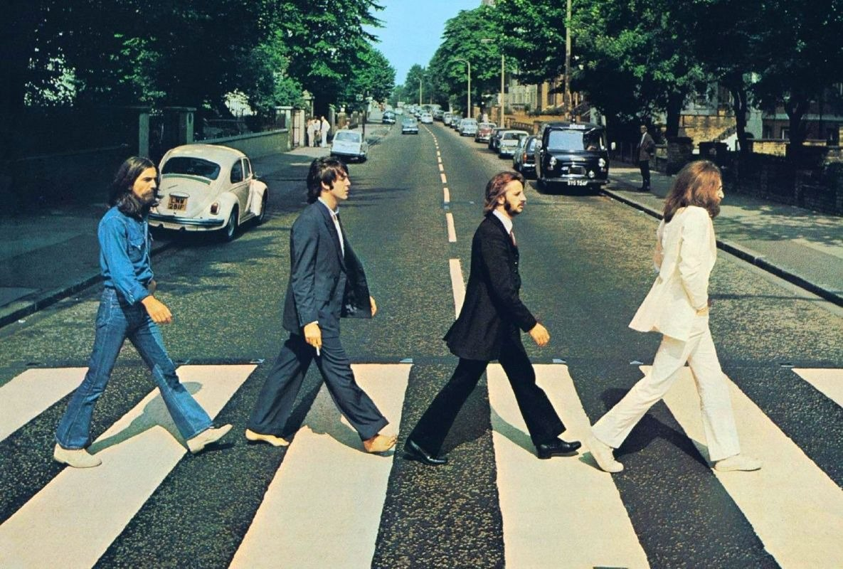 Знаменитая обложка альбома Abbey Road 