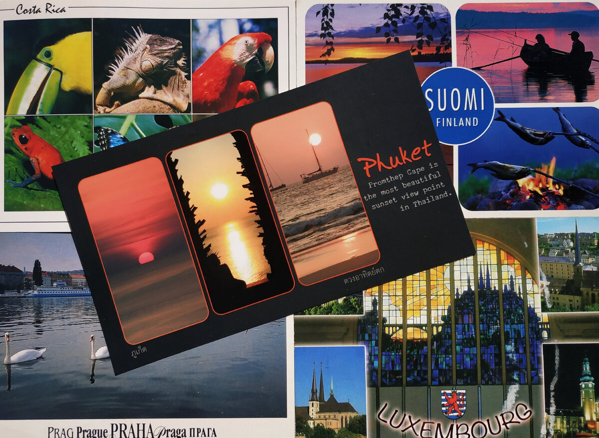 Открытки из разных стран