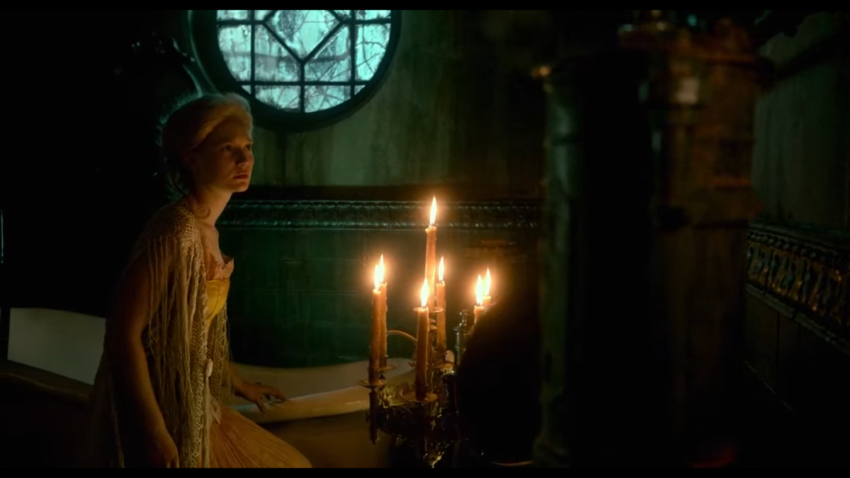 Кадр из фильма "Багровый пик", скриншот