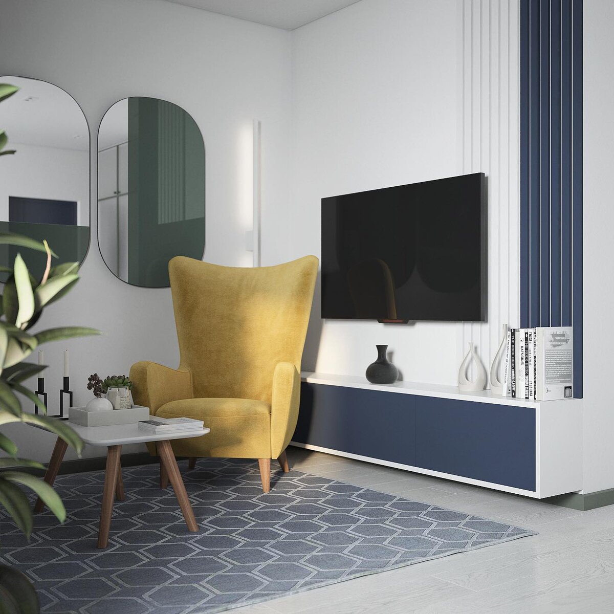 ЖК Приморский квартал. Гостиная