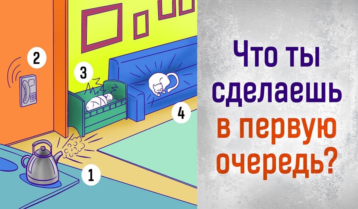 Ответь, что бы ты сделал в первую очередь, и узнай о себе кое-что новое,  скрытые черты личности | Так Просто! | Дзен