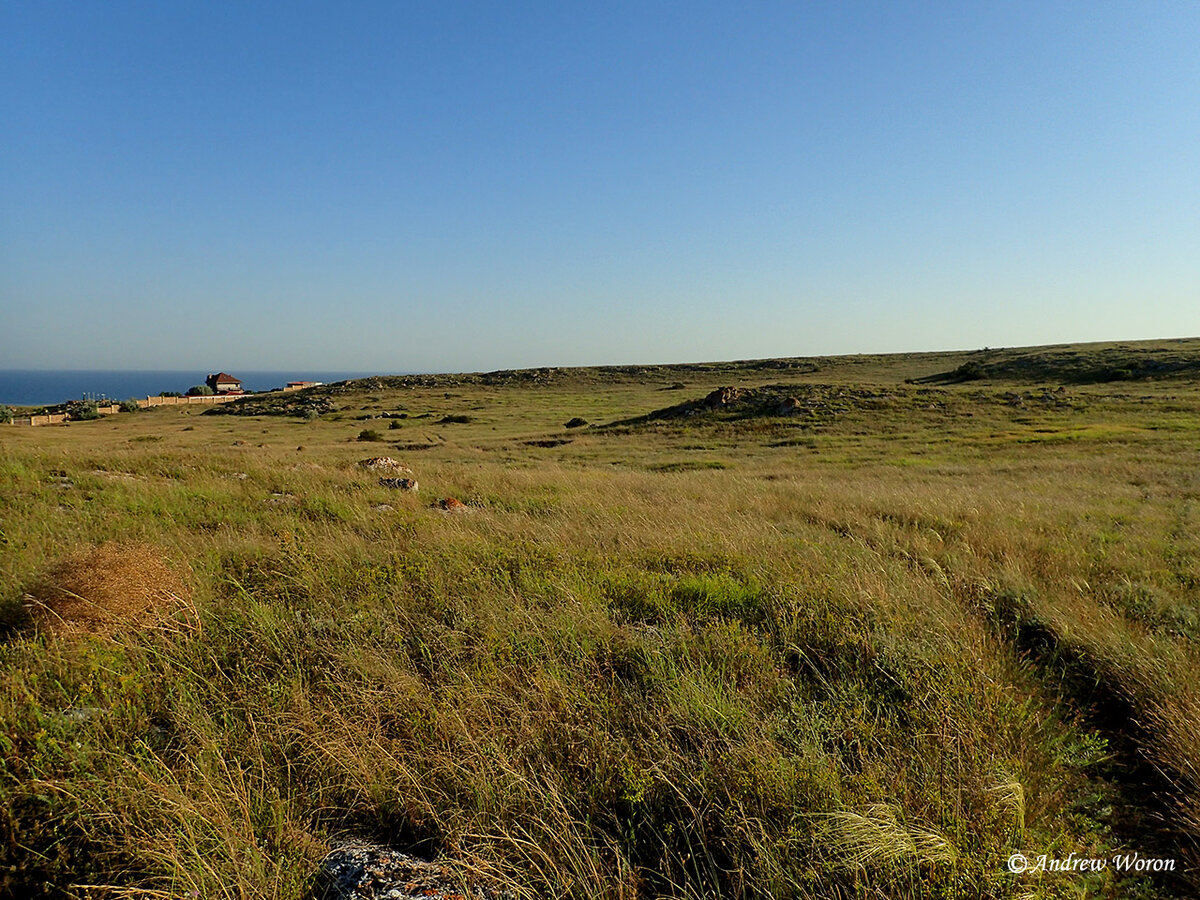 Начало заповедника с запада
