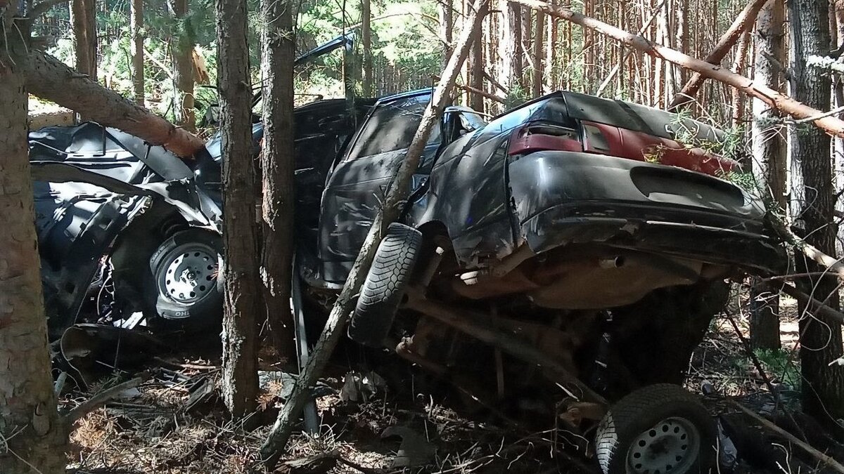     Водитель авто вылетел с проезжей части в кювет.