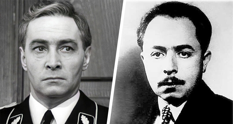 Вячеслав Тихонов в роли Штирлица и Ян Черняк. Фото: киностудия им. М. Горького/Wikimedia Commons 