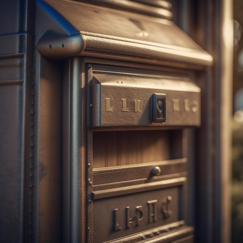 К сожалению сфотографировать изделия героя статьи я не смогла поэтому вот вам почтовый ящик по мнению нейросети.))