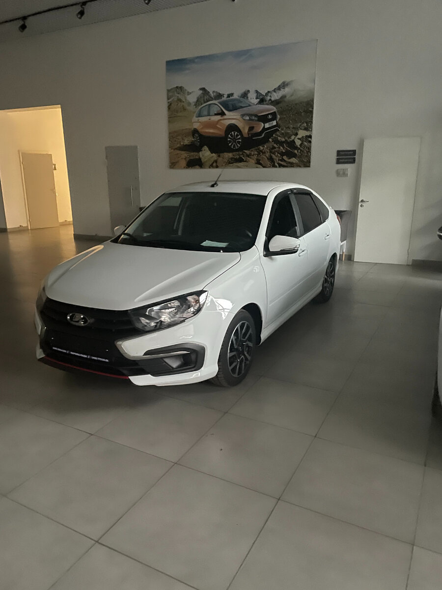 Моя ласточка перед выдачей.