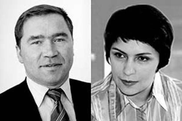 Ольга Седина и соучредитель "ЗЗК+" Константин Наместников. Фото: gazetavechorka.ru