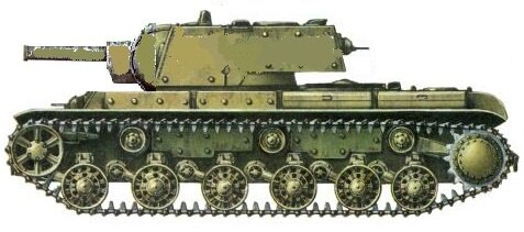 Так как, танкисты придрались к длине орудия ИС-2 1939 года, которое при движении могло задеть землю, пришлось срочно искать альтернативу, которая нашлась в виде 152-мм мортиры в танковом варианте, она прекрасно встала в штатную башню КВ-1. Вот её и прикрутили на шасси ИС-2. Военные были в восторге. 120 мм лобовой позволяли практически в упор расстреливать укрепления противника, осколочный, как нельзя лучше, зачищал от пехоты противника, а бронепробиваемостью просто пренебрегли, так как попадание осколочно-фугасного снаряда мортиры гарантровано выводило из строя любой танк противника. Назвали танк ИС-1.