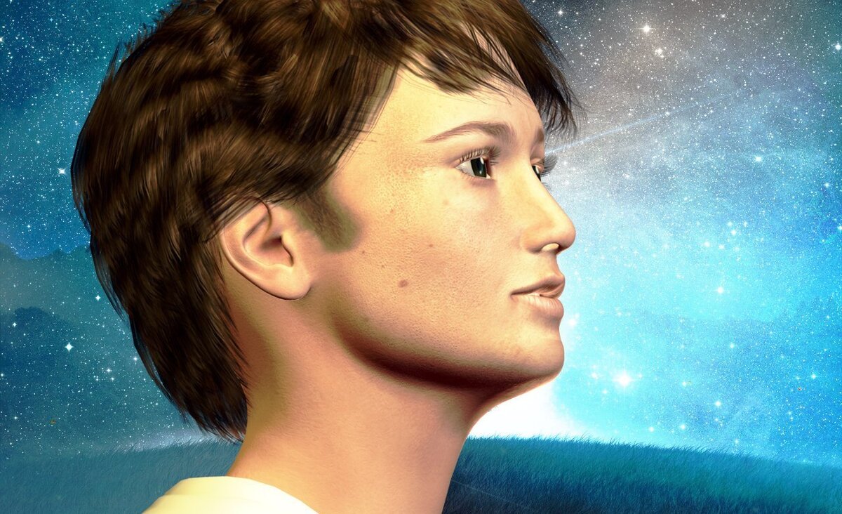 Юноша, который должен был стать одним из главных героев, создан с помощью Poser, 3Д-графика. Делал сам.