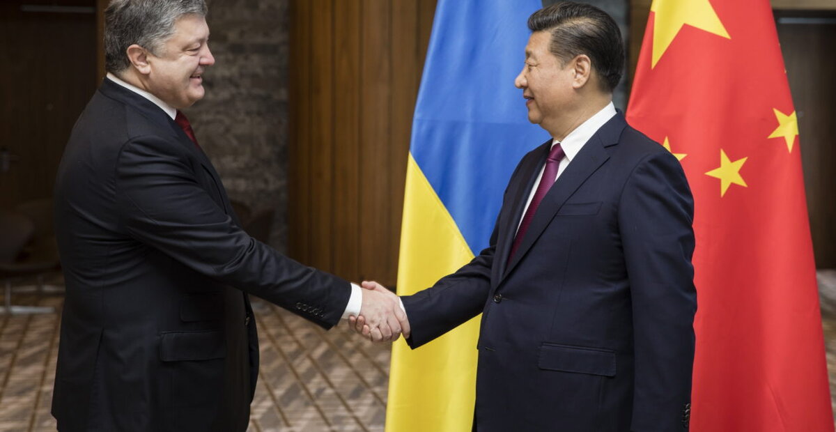 Президент Украины и председатель Китая 