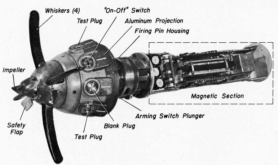 Создавший много проблем подводникам кригсмарине немецкий торпедный магнитно-контактный взрыватель Pi-2