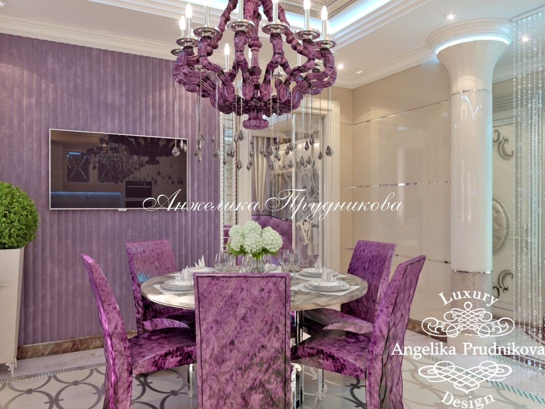 На фото: Современные идеи в дизайне кухни в ЖК «Эдельвейс»