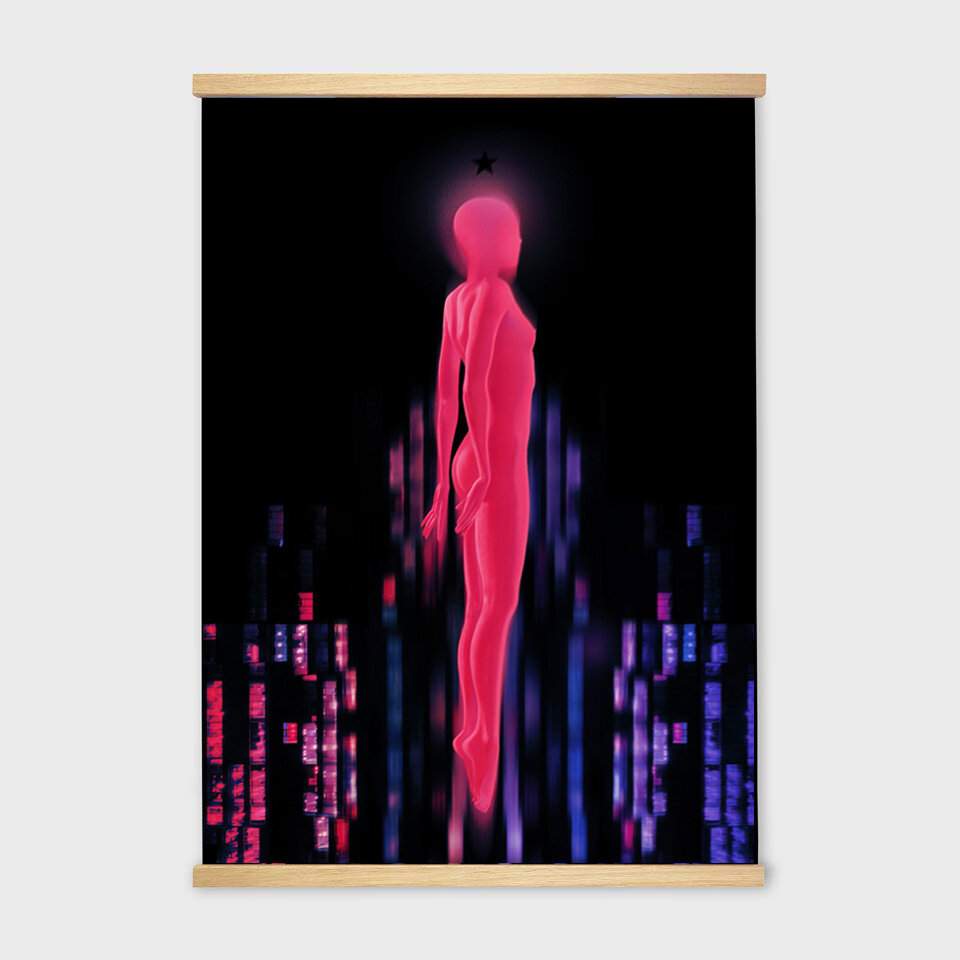 Moscow-December-RedComet-BlackStar, 2017, постер