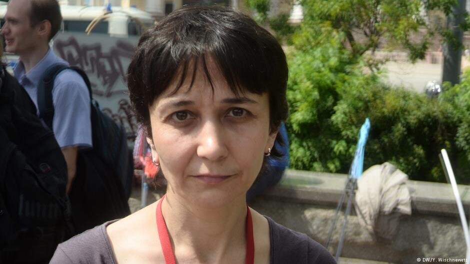 О. Мирясова и другие представители профсоюза выступают против реформы. Фото: dw.com