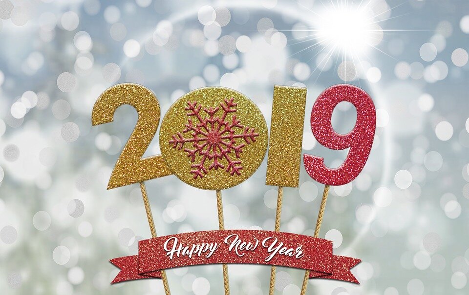Как поздравить по-английски с Новым Годом и пожелать чего-нибудь на следующий год?