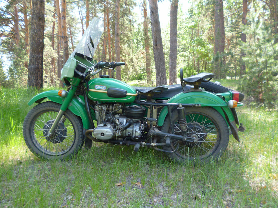 Мотоцикл Урал с двигателем от мотоблока: подробное описание установки 17 фото