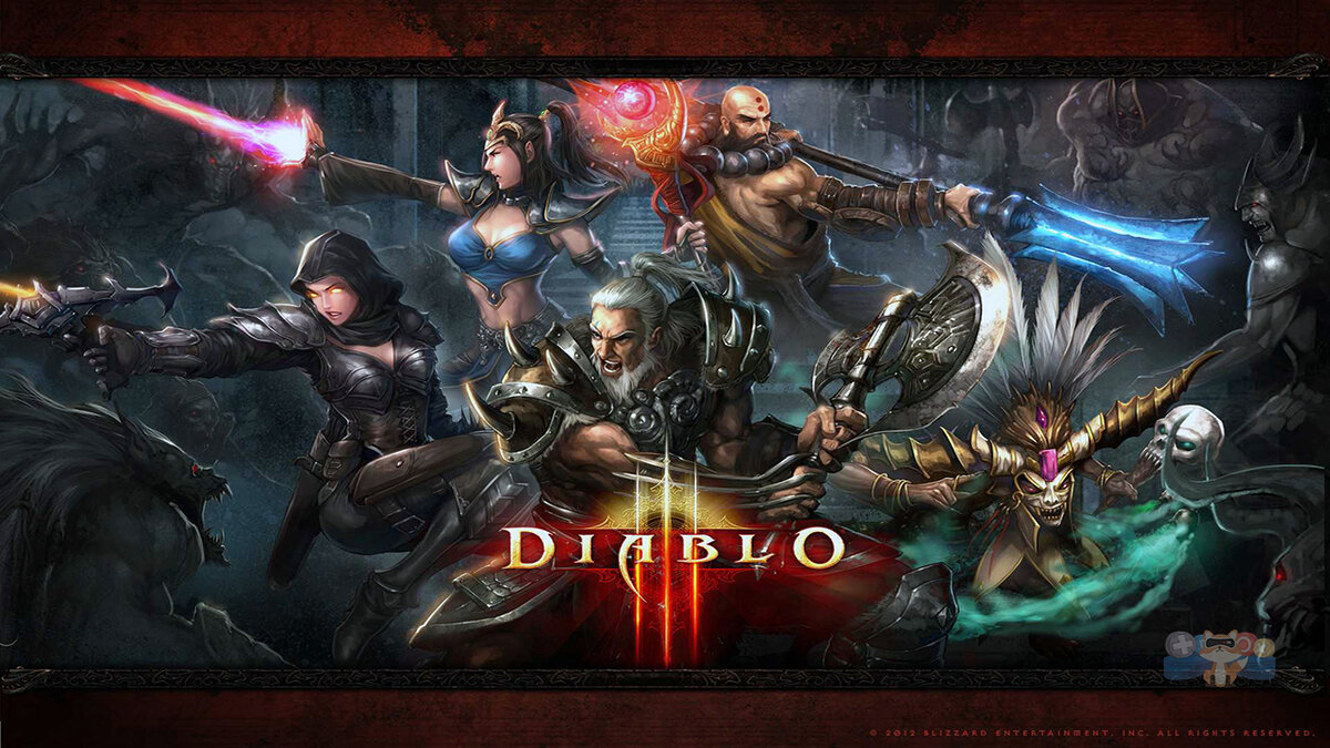 Официальный арт к Diablo III от Blizzard
